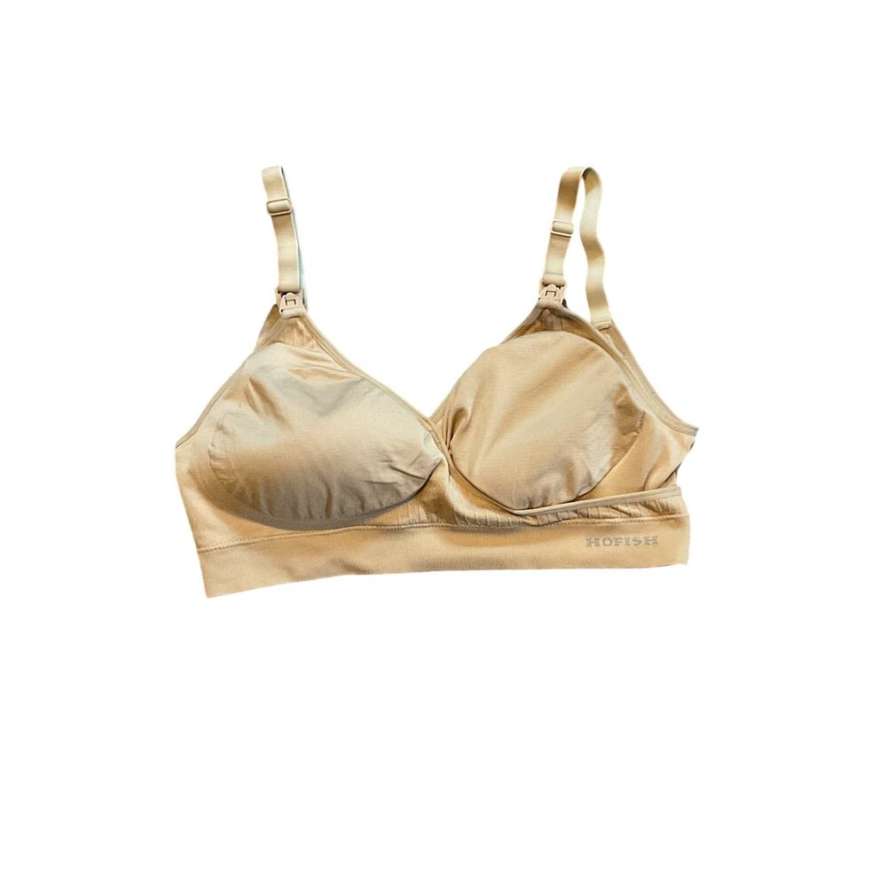 Hofish Full Bust Seamless Nursing Bra. Size Large